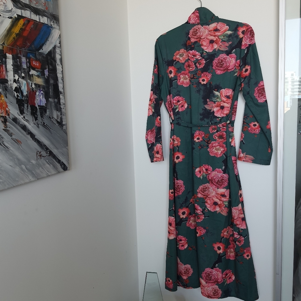 Floral Kimono Inspired Robe - Picture 3 of 5
